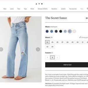 All Year Round Jeans- The Secret Sauce- size 26S